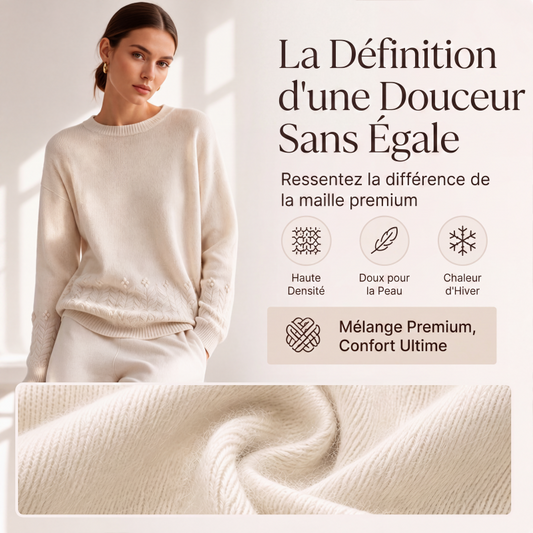 ✨OFFRE SPÉCIALE DU DERNIER JOUR !!🌺Pull femme à col rond, en maille torsadée, coupe ample et respirant