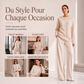 ✨OFFRE SPÉCIALE DU DERNIER JOUR !!🌺Pull femme à col rond, en maille torsadée, coupe ample et respirant