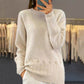 ✨OFFRE SPÉCIALE DU DERNIER JOUR !!🌺Pull femme à col rond, en maille torsadée, coupe ample et respirant