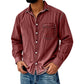 💙 Style Denim Intemporel | Chemise Homme Délavée Coupe Décontractée