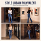 ✨ Détails Qui Font la Différence | Jean Flare Femme Taille Haute à Boutons Latéraux