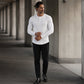 🔥 -53 % Aujourd’hui | T-shirt Henley Homme Côtelé Coupe Ajustée