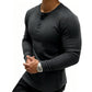🔥 -53 % Aujourd’hui | T-shirt Henley Homme Côtelé Coupe Ajustée