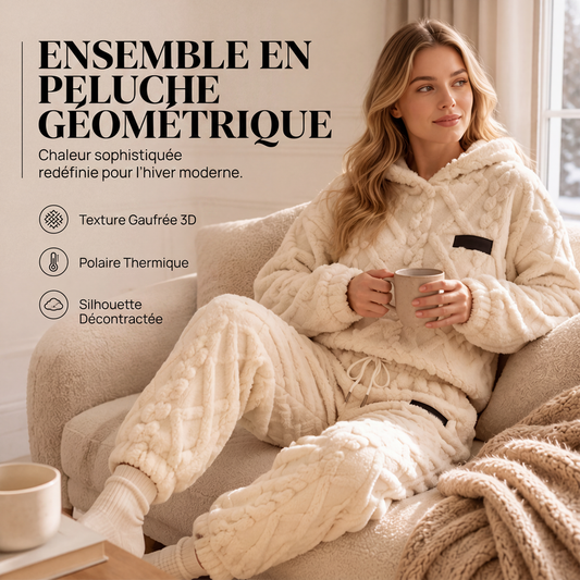 ❄️ Douceur d’Hiver | Ensemble Femme 2 Pièces Texturé & Cocooning⚡ Livraison gratuite