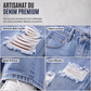 💙 Denim Audacieux | Jean Femme Large Déchiré à Taille Haute