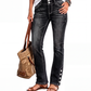 ✨ Offre Privilège · -54 % | Jean Stretch Femme à Ourlets Boutonnés