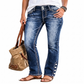 ✨ Offre Privilège · -54 % | Jean Stretch Femme à Ourlets Boutonnés