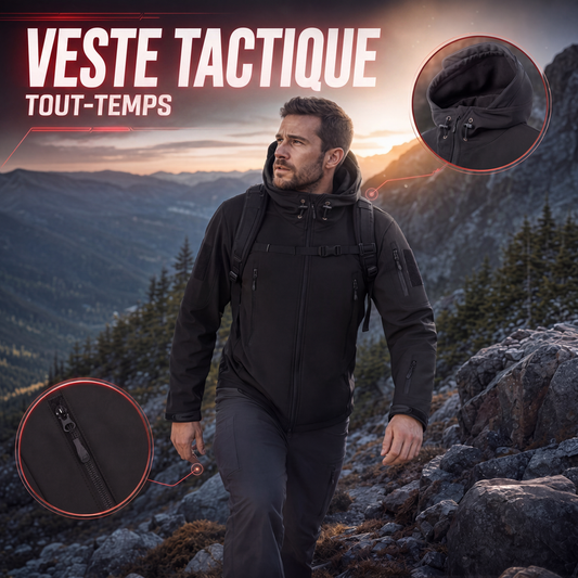 💥 Conçue pour le vent et la pluie | Veste imperméable et isolée pour homme⚡Livraison gratuite