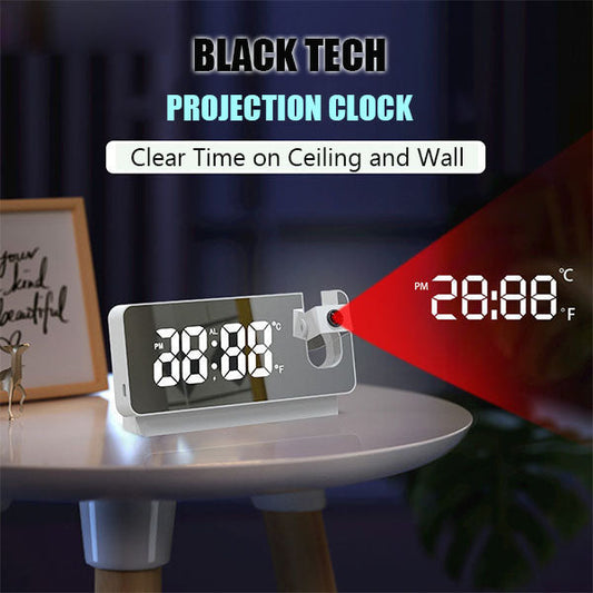 🔥Réveil à projection miroir🔥49 % de réduction