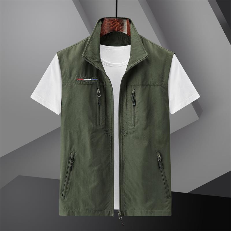 YOSUWOAI Gilet d'extérieur léger et respirant pour homme - Gilet de pêche avec poches multiples - Pour l'été - Imperméable - Pour safari, photographie, camping, randonnée - Veste fine d'été, O Armée YOSUWOAI Gilet d'extérieur léger et respirant pour homme - Gilet de pêche avec poches multiples - Pour l'été - Imperméable - Pour safari, photographie, camping, randonnée - Veste fine d'été, O Armée