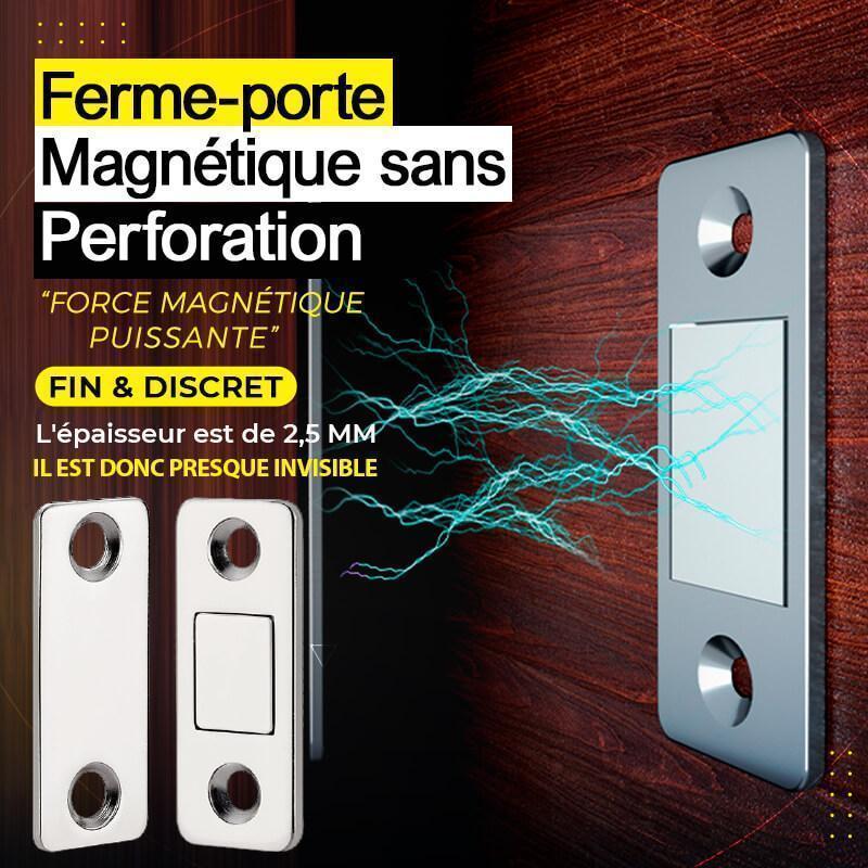 Ferme-porte magnétique sans perforation