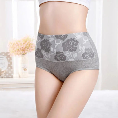 🌸événement à durée limitée, achetez-en 5, obtenez-en 5 gratuits🌸Sous-vêtements en coton antibactériens et hygroscopiques amincissants abdominaux taille haute