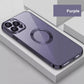 Transparent Electroplated For iPhone Case With Camera Protector