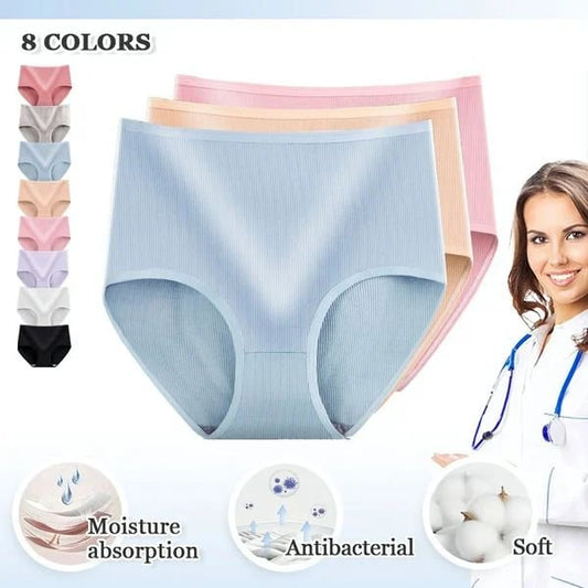 【Achetez 1 Obtenez 2 Gratuits 】Culotte absorbante taille haute pour femme (la remise sera appliquée à la caisse)✨