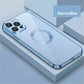 Transparent Electroplated For iPhone Case With Camera Protector