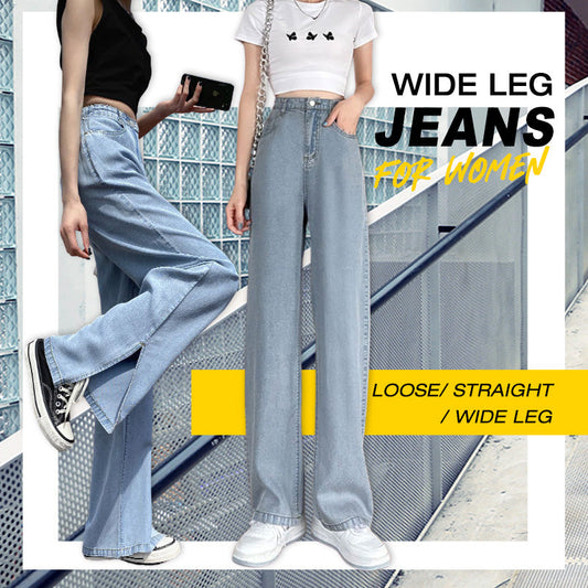 👖Jeans à jambes larges pour femmes