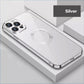 Transparent Electroplated For iPhone Case With Camera Protector