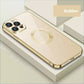 Transparent Electroplated For iPhone Case With Camera Protector