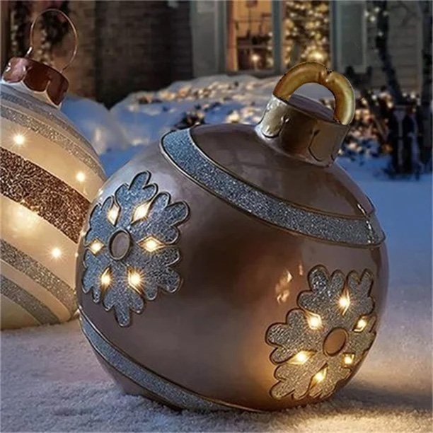 Promotion de Noël 49 % de réduction - Boule décorée gonflable de Noël en PVC-1