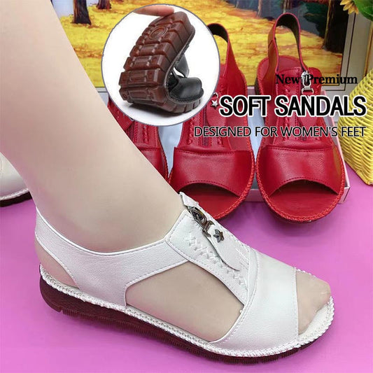 🌸Sandales antidérapantes avec semelle souple et confortable pour femme