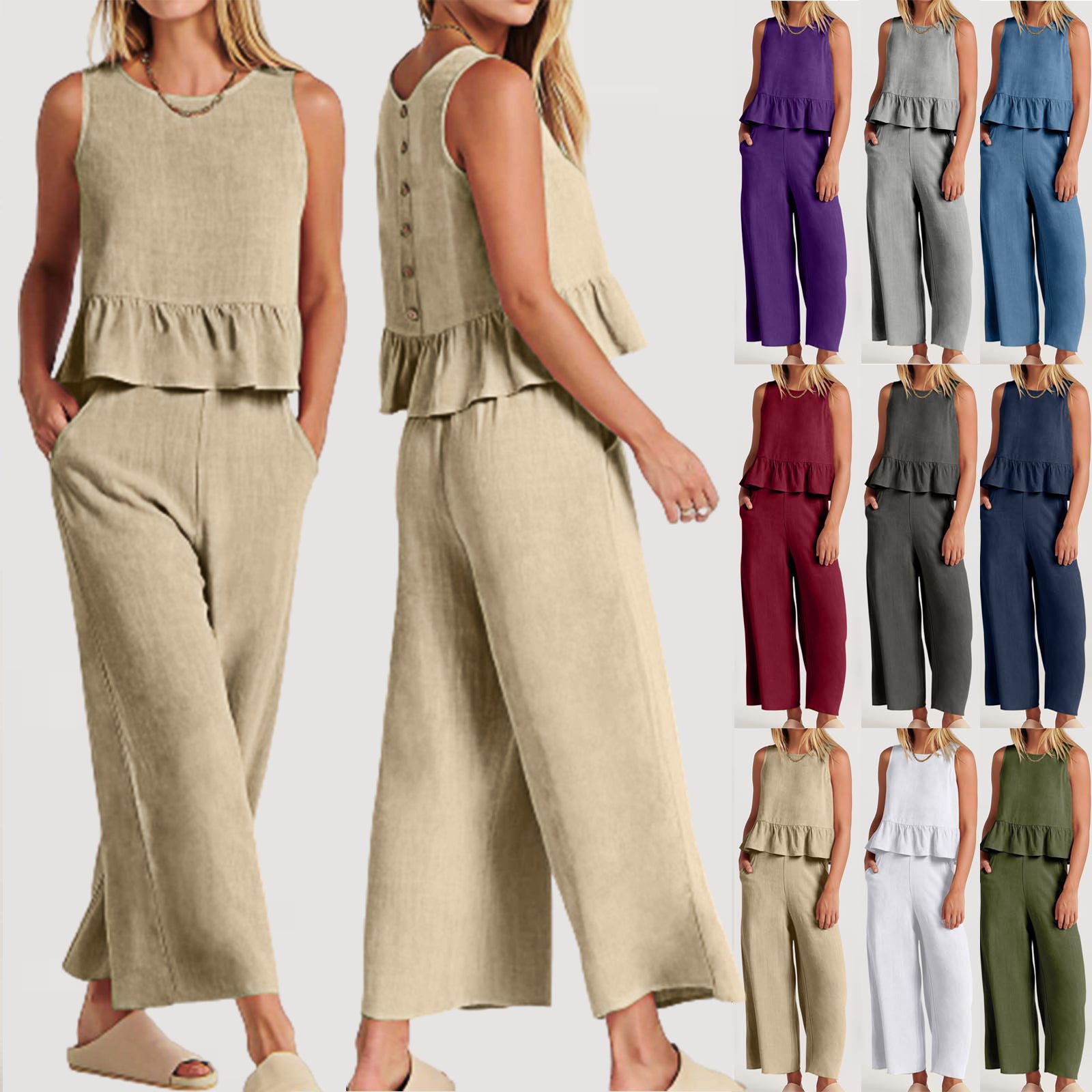 Ensemble deux pièces confortable pour femmes